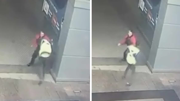 VIDEO | Captan violento ataque a guardias de seguridad en Valdivia: Uno está en riesgo vital