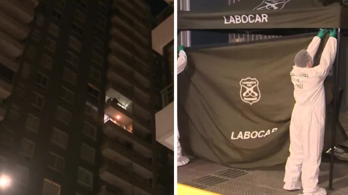 Conmoción por femicidio en Santiago: Hombre asesinó a su pareja y luego cayó del piso 11