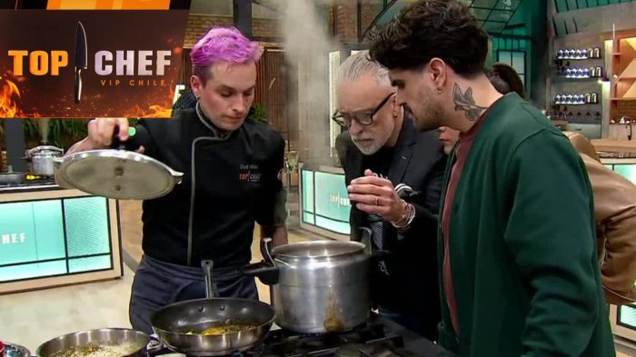 ¡En plena prueba de eliminación! Dani Ride se le quemó el pulpo y debió ser auxiliado por los chefs