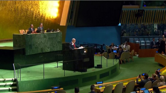 VIDEO | Abandonaron la sala: Así fue el discurso de Benjamin Netanyahu en la Asamblea de la ONU