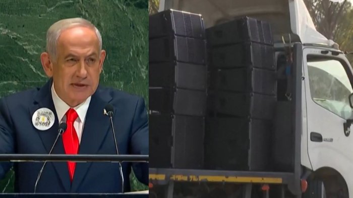 Qué dijo Netanyahu en la ONU y por qué su discurso sonó por altavoces en Gaza