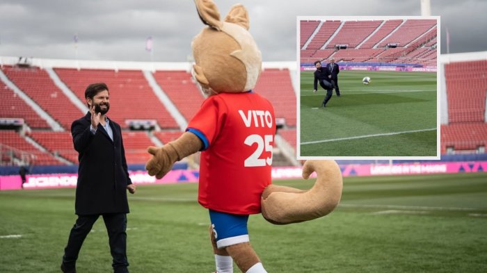 Lo dejó petrificado: El golazo del pdte. Gabriel Boric a Pablo Milad en la previa del Mundial Sub 20