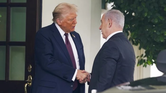 Donald Trump señala tener “mucha confianza” en un acuerdo de paz en Gaza al recibir a Benjamín Netanyahu