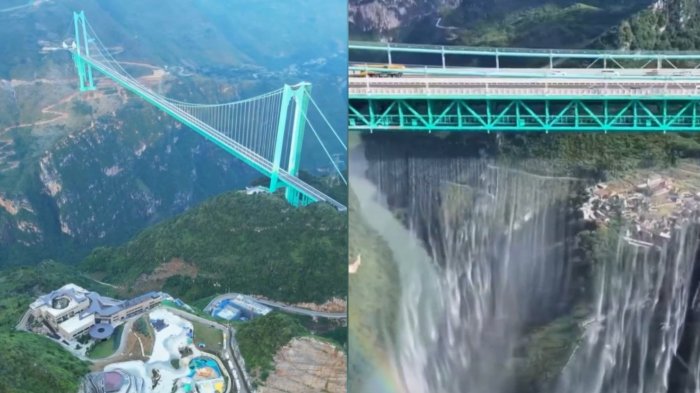 “Hazaña de la ingeniería”: China inaugura el puente más alto del mundo