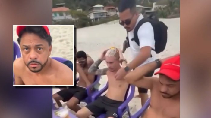 VIDEO | Detienen a peligroso narcotraficante mientras tomaba sol en concurrida playa de Brasil