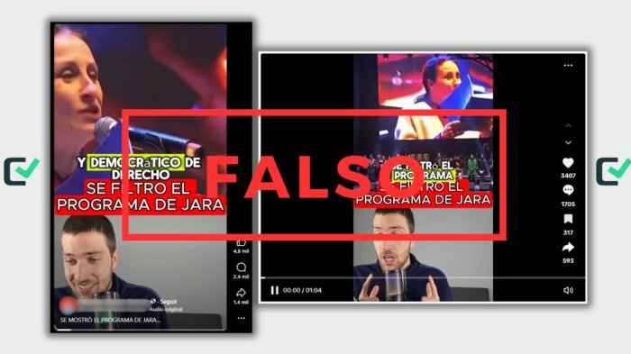 Video del cierre de campaña del Apruebo de 2022 se vincula erróneamente al programa de Jeannette Jara