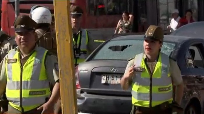 Conductor intentó atropellar a Carabineros: Fiscalización terminó en balacera en San Ramón