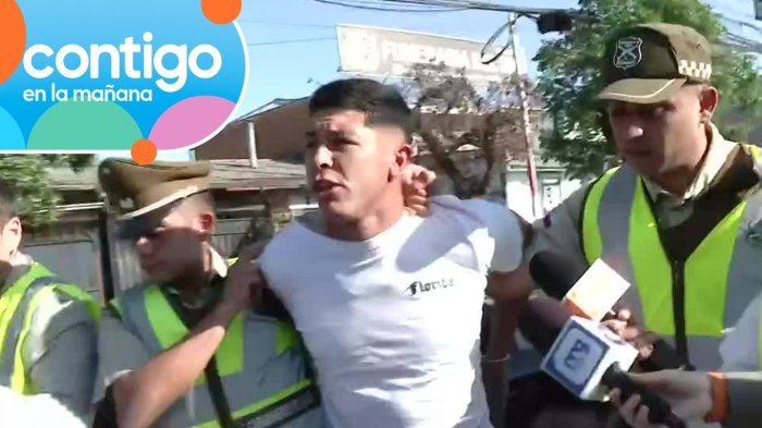 Estricta fiscalización: Hombre fue detenido por circular con patente falsificada y sin licencia