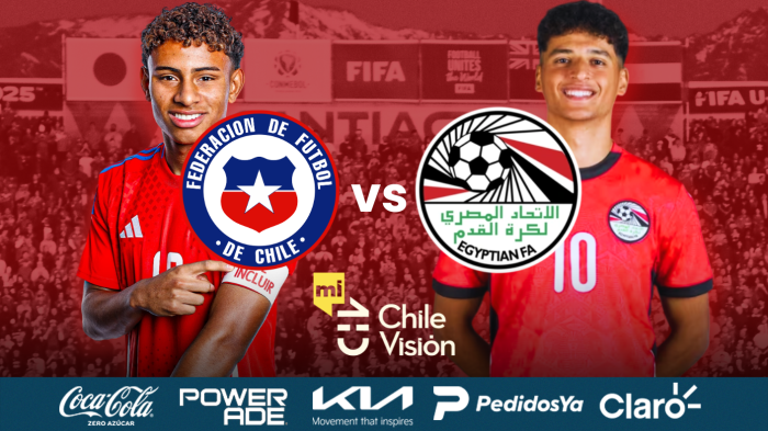 Chile vs Egipto por el Mundial Sub 20: Cómo ver el partido EN VIVO y GRATIS por la App MiCHV