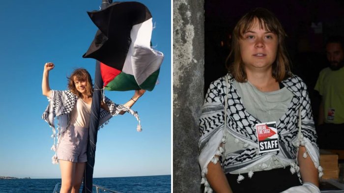 Activistas denuncian que Greta Thunberg fue torturada por soldados de Israel