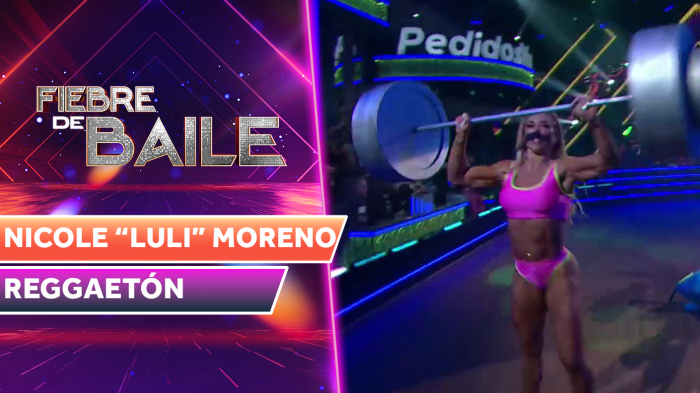 ¡Muy foerte! Nicole “Luli” Moreno se lució con el reggaetón en su presentación en Fiebre de Baile