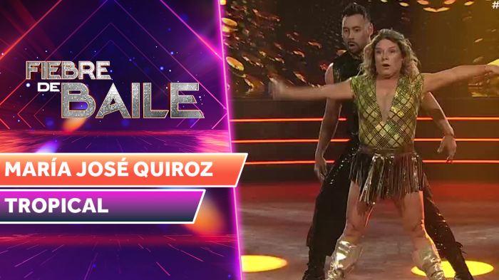 VIDEO | María José Quiroz IMPACTÓ con pirueta sobre el escenario en su debut en Fiebre de Baile