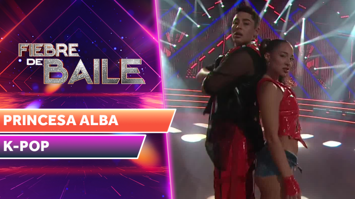 Princesa Alba encendió la pista al ritmo de Blackpink en su debut en Fiebre de Baile