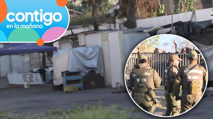 Propiedad fue tomada hace dos años: Operativo policial busca desalojar casa en Santiago Centro