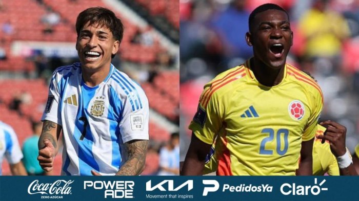 Argentina y Colombia sacan adelante la tarea y avanzan a cuartos de final del Mundial Sub 20