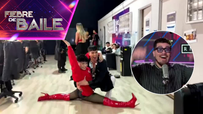 ¡La rompió! David Montoya se lució con bailarín de Capelli, David Sáez, en el React de Fiebre de Baile