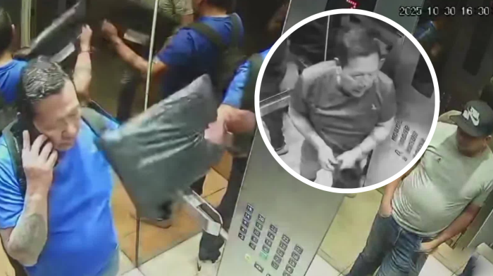 VIDEO | Brutal golpiza en edificio en Recoleta: Nadie conoce al agresor y víctima denuncia a “matón”