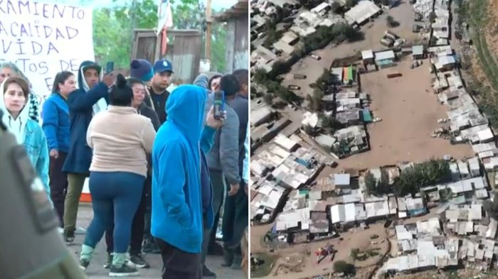 Tenso inicio de desalojo en toma Dignidad: 194 familias deberán dejar el lugar en La Florida