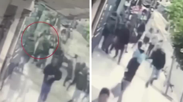 VIDEO | Pánico en el Metro: Captan momento en que hombre dispara en estación Cumming y huye en bicicleta