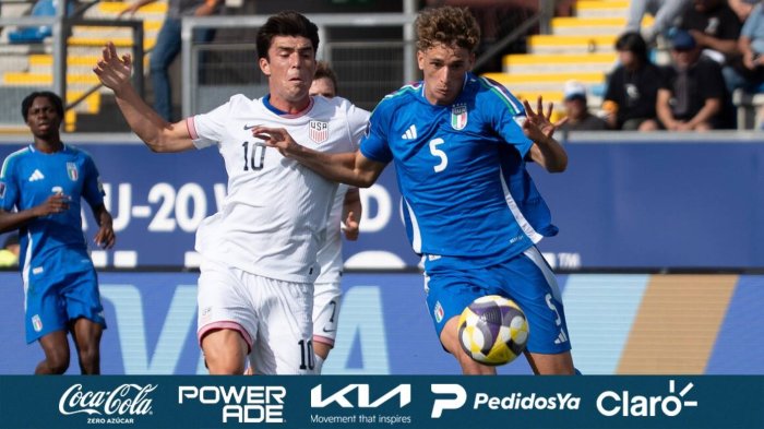 Estados Unidos sepulta a un timorato Italia y avanza a paso firme en el Mundial Sub 20