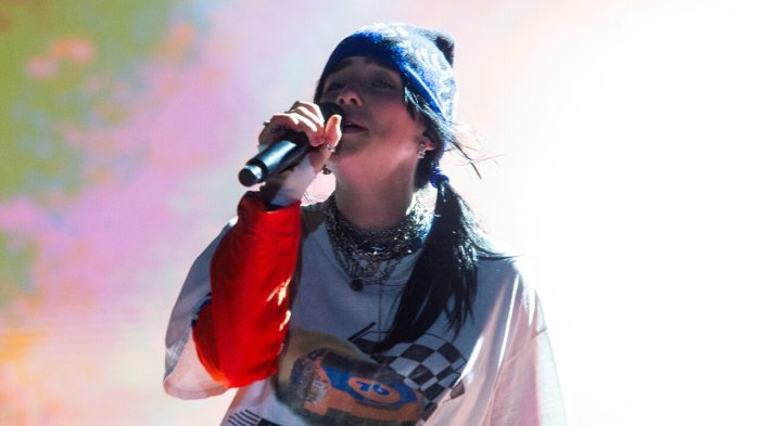 VIDEO | Captan momento exacto de fuerte agresión a Billie Eilish en pleno concierto