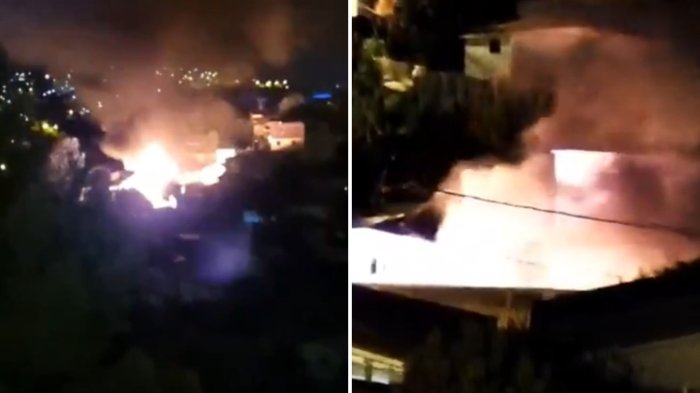 Tres civiles y un bombero resultaron heridos tras incendio que afectó a vivienda en Rodelillo