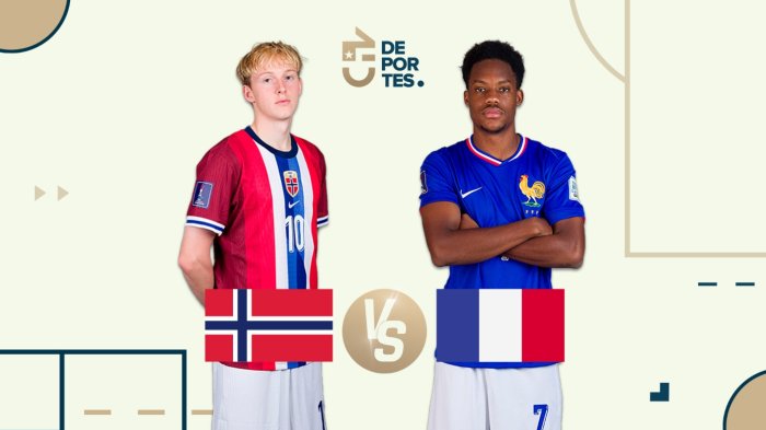 Noruega vs Francia: Dónde verlo EN VIVO, ONLINE y GRATIS partido por Mundial Sub 20