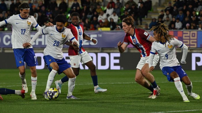 Será rival de Marruecos: Francia se complicó y sufrió ante Noruega para avanzar a semifinales