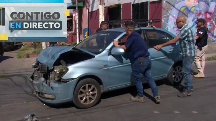 Un niño y una embarazada quedaron lesionados tras choque en La Cisterna: Ambos fueron asistidos