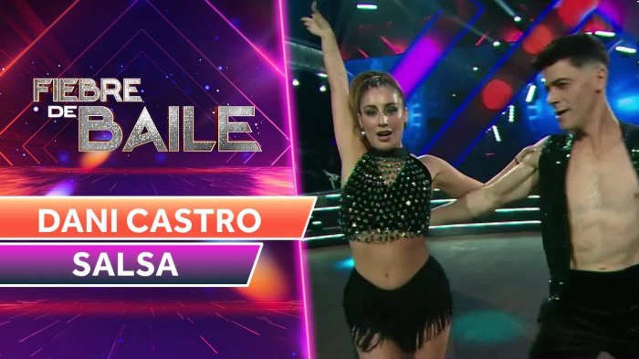 ¡AL RITMO SALSERO! Dani Castro sacó a relucir sus mejores pasos en Fiebre de Baile