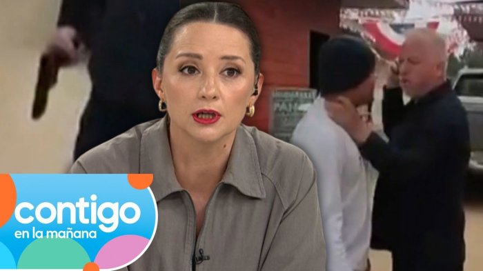 “No se altere”: Andrea Arístegui frenó EN VIVO a comerciante armado de Laguna Verde tras furiosa reacción