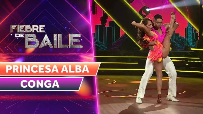 ¡WOW MOMENT! Princesa Alba abrió la noche con una increíble e intensa exhibición de conga