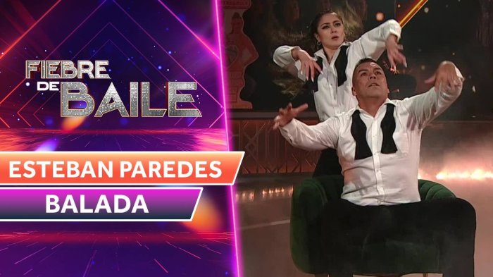 ¡JUGANDO CON UN ESPEJO! Esteban Paredes sorprendió con impecable presentación en Fiebre de Baile
