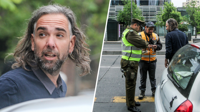 Fue captado en vivo: Sorprenden a Andrés Chadwick Costa manejando con licencia vencida