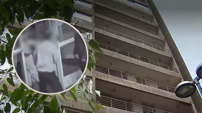 Cámaras de seguridad captan violenta golpiza a dos conserjes en edificio de Santiago Centro