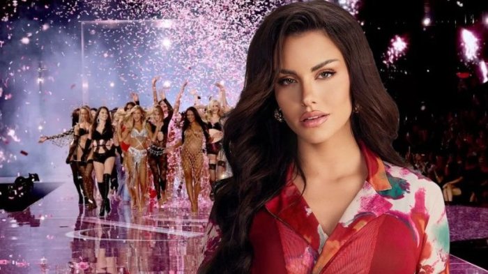 FOTOS | “Un ángel más”: Emilia Dides deslumbró con su look en Victoria's Secret Fashion Show