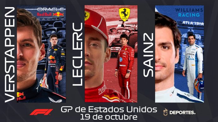 Gran Premio de Estados Unidos: Horarios, dónde ver EN VIVO y ONLINE la carrera de Fórmula 1