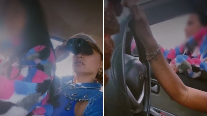 “Va acelerando”: La peligrosa maniobra automovilística de Camila Recabarren con su hija que causó repudio en redes