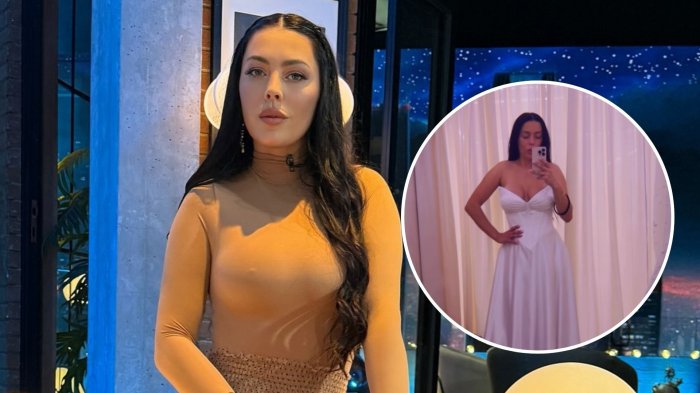 Daniela Aránguiz desata rumores de matrimonio tras dejarse ver con vestido de novia