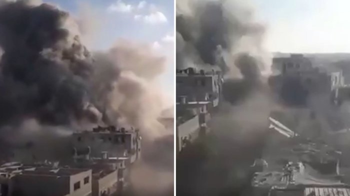 VIDEO | Israel bombardeó el sur de Gaza pese a alto al fuego