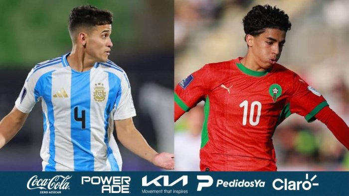 Final del Mundial Sub 20: Las formaciones de Argentina y Marruecos para ir en busca del título