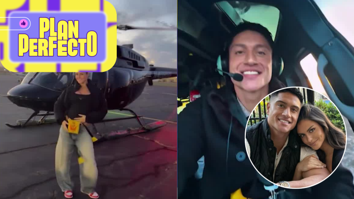 EXCLUSIVO regalo de Emilia Dides a Sammis Reyes: ¿Cuánto costó el paseo por helicóptero en NY?