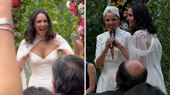 FOTOS | ¡Puro amor! Los inéditos registros del matrimonio de Fernanda Urrejola y Francisca Alegría