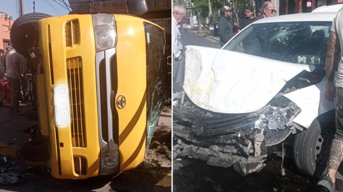 Tragedia en Recoleta: Confirman 1 niño fallecido tras choque a furgón escolar por delincuentes