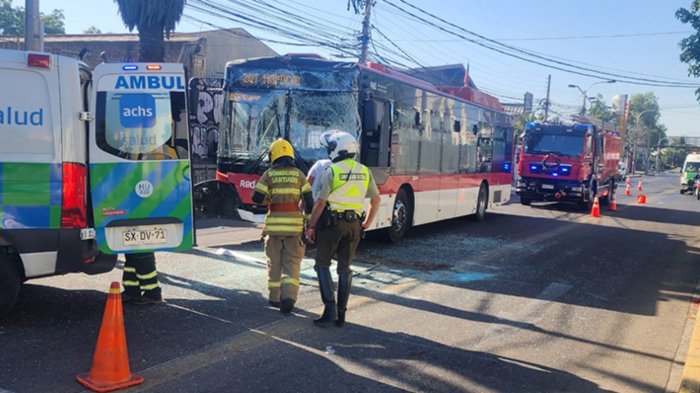 Fatal accidente en Renca: Conductor de bus del Sistema Red atropelló a transeúnte