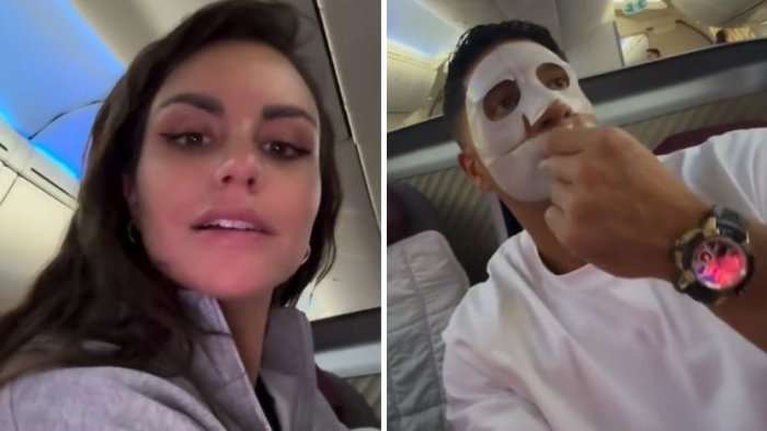 “Me da vergüenza”: El bochorno que pasó Sammis Reyes con Emilia Dides a bordo de avión