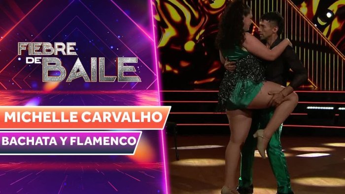 ¡A LO ROSALÍA! Michelle Carvalho mostró su lado más coqueto con una cautivante bachata