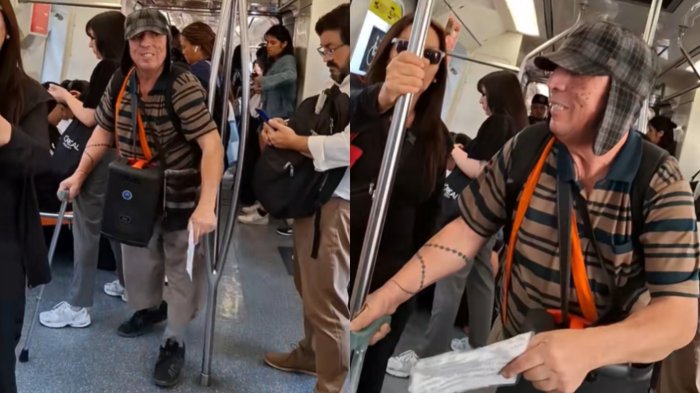 “Molesta a las…”: Usuarios de redes sociales reportan malas experiencias con el Chavo del 8 del Metro y su agresividad