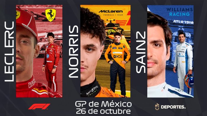 Gran Premio de México: Horarios, dónde ver EN VIVO y ONLINE la carrera de Fórmula 1