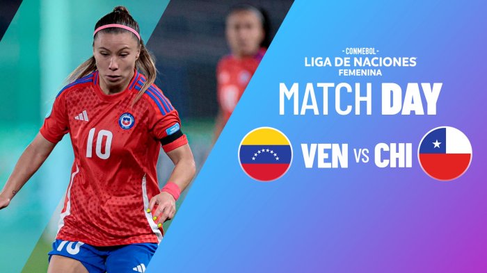 Venezuela vs Chile: Dónde verlo EN VIVO, ONLINE y GRATIS partido por Liga de Naciones Femenina